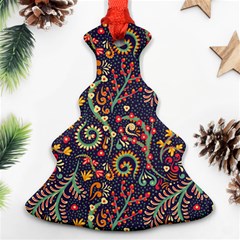 Pretty Baatik Print Christmas Tree Ornament (Two Sides)