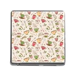 Green Tea Love Memory Card Reader (square 5 Slot) by designsbymallika