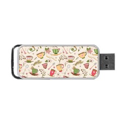 Green Tea Love Portable Usb Flash (two Sides) by designsbymallika