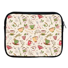 Green Tea Love Apple Ipad 2/3/4 Zipper Cases by designsbymallika