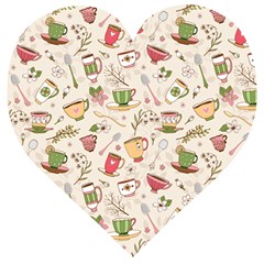 Green Tea Love Wooden Puzzle Heart by designsbymallika