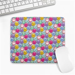 Cute Emoticon Pattern Large Mousepads by designsbymallika