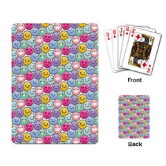 Cute Emoticon Pattern Playing Cards Single Design (rectangle) by designsbymallika