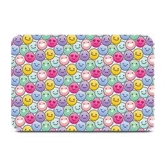 Cute Emoticon Pattern Plate Mats by designsbymallika