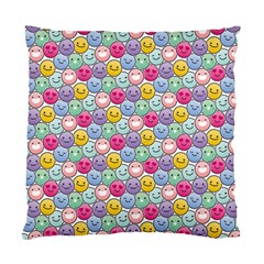 Cute Emoticon Pattern Standard Cushion Case (two Sides) by designsbymallika