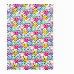 Cute Emoticon Pattern Small Garden Flag (two Sides) by designsbymallika