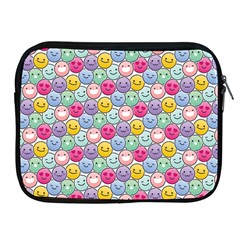 Cute Emoticon Pattern Apple Ipad 2/3/4 Zipper Cases by designsbymallika