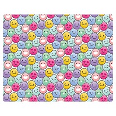 Cute Emoticon Pattern Double Sided Flano Blanket (medium)  by designsbymallika