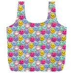 Cute Emoticon Pattern Full Print Recycle Bag (XXXL) Back