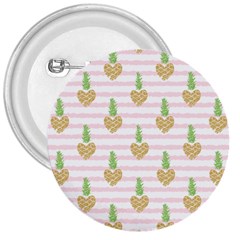 Heart Pineapple 3  Buttons by designsbymallika