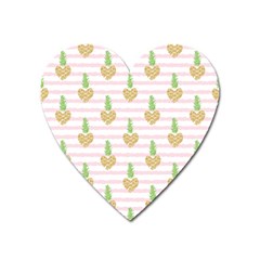 Heart Pineapple Heart Magnet by designsbymallika