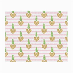 Heart Pineapple Small Glasses Cloth (2 Sides) by designsbymallika