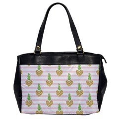 Heart Pineapple Oversize Office Handbag by designsbymallika