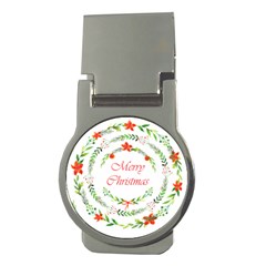 Merry Christmas Money Clips (round)  by designsbymallika