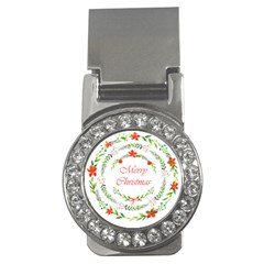 Merry Christmas Money Clips (cz)  by designsbymallika