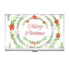 Merry Christmas Business Card Holder by designsbymallika