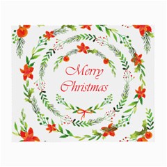 Merry Christmas Small Glasses Cloth by designsbymallika