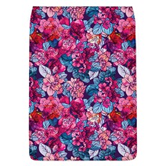 Pink Blue Flowers Removable Flap Cover (l) by designsbymallika