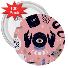 Astrology 3  Buttons (100 Pack)  by designsbymallika