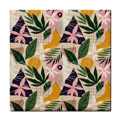 Tropical Love Tile Coaster by designsbymallika