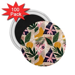 Tropical Love 2 25  Magnets (100 Pack)  by designsbymallika