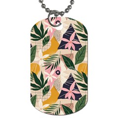 Tropical Love Dog Tag (two Sides) by designsbymallika