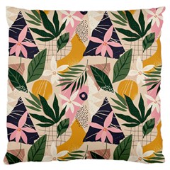 Tropical Love Large Cushion Case (one Side) by designsbymallika