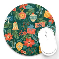 Christmas Love Round Mousepads