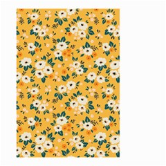 White Flowers Small Garden Flag (two Sides) by designsbymallika