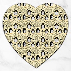 Cute Penguin Love Jigsaw Puzzle (heart) by designsbymallika