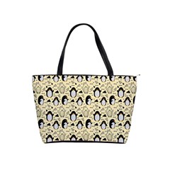 Cute Penguin Love Classic Shoulder Handbag by designsbymallika