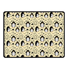 Cute Penguin Love Fleece Blanket (small) by designsbymallika