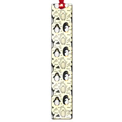 Cute Penguin Love Large Book Marks by designsbymallika