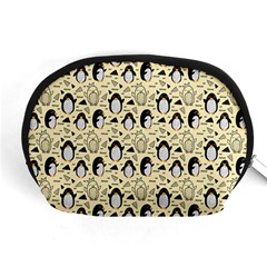 Cute Penguin Love Accessory Pouch (medium) by designsbymallika