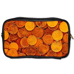 Gold Coins 2 Toiletries Bag (two Sides) by impacteesstreetweargold