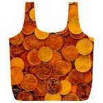 Gold Coins 2 Full Print Recycle Bag (XXL) Back