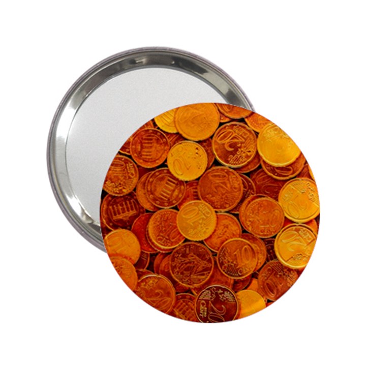 Gold Coins 2 2.25  Handbag Mirrors