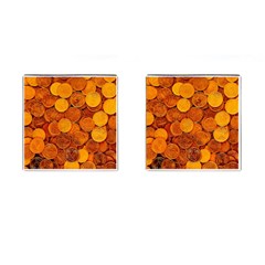 Gold Coins 2 Cufflinks (square) by impacteesstreetweargold