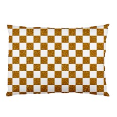 Checkerboard Gold Pillow Case by impacteesstreetweargold