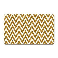 Chevron Gold Magnet (rectangular) by impacteesstreetweargold