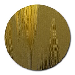 Golden Round Mousepads