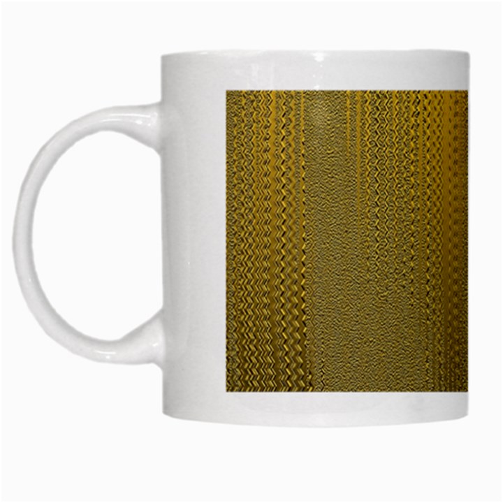 Golden White Mugs