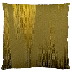 Golden Large Flano Cushion Case (One Side)