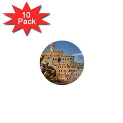 Old Jaffa Cityscape, Israel 1  Mini Buttons (10 Pack)  by dflcprintsclothing