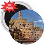 Old Jaffa Cityscape, Israel 3  Magnets (10 pack)  Front