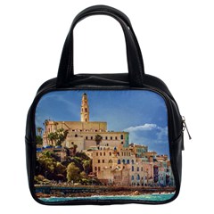 Old Jaffa Cityscape, Israel Classic Handbag (two Sides) by dflcprintsclothing