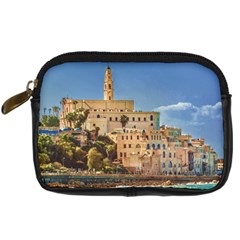 Old Jaffa Cityscape, Israel Digital Camera Leather Case