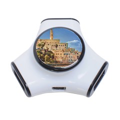 Old Jaffa Cityscape, Israel 3-port Usb Hub by dflcprintsclothing