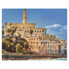 Old Jaffa Cityscape, Israel Double Sided Flano Blanket (medium) 