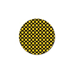 Dot Dots Dotted Yellow Golf Ball Marker (10 Pack) by impacteesstreetwearten